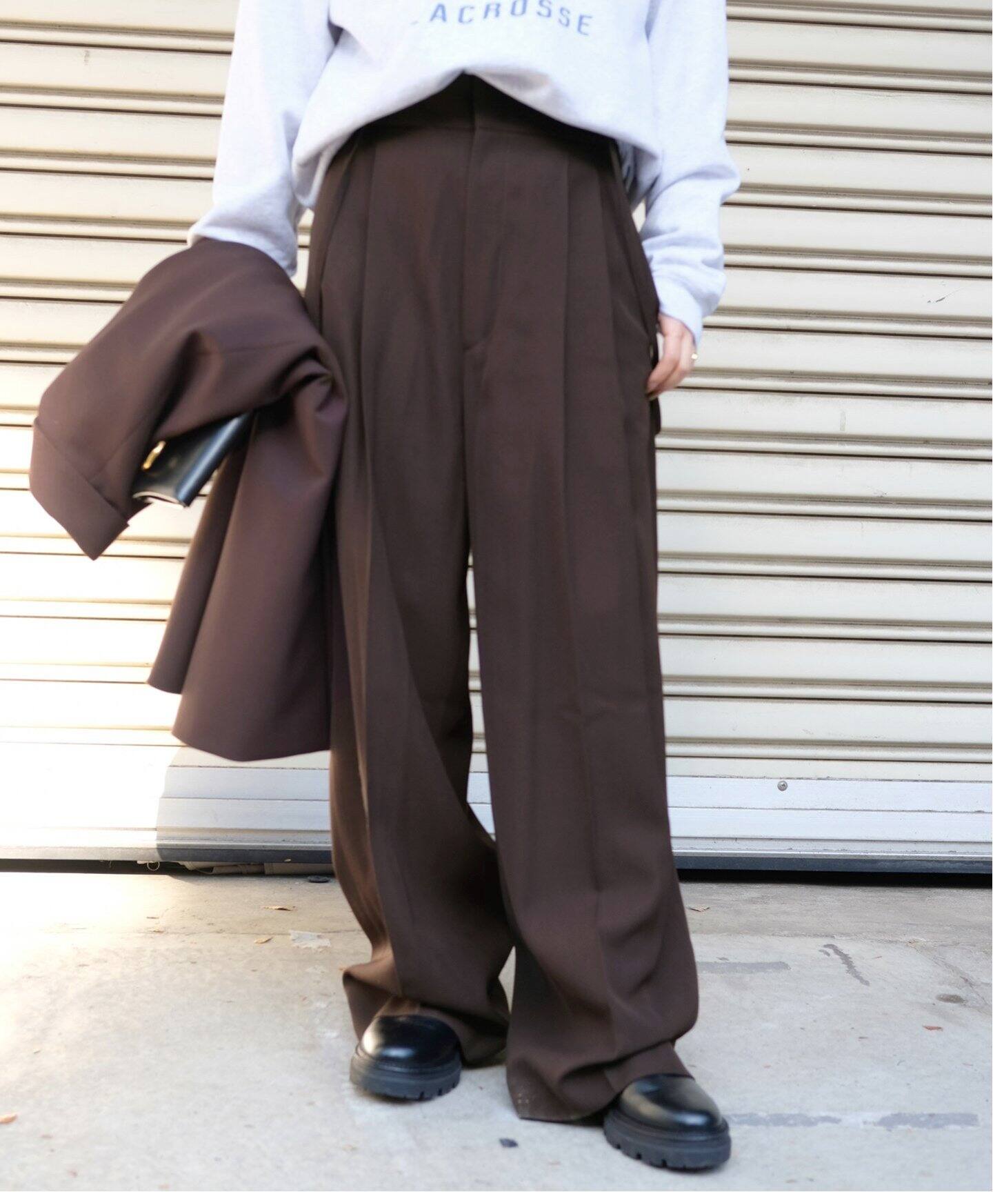 AP STUDIO サスペンダーパンツ