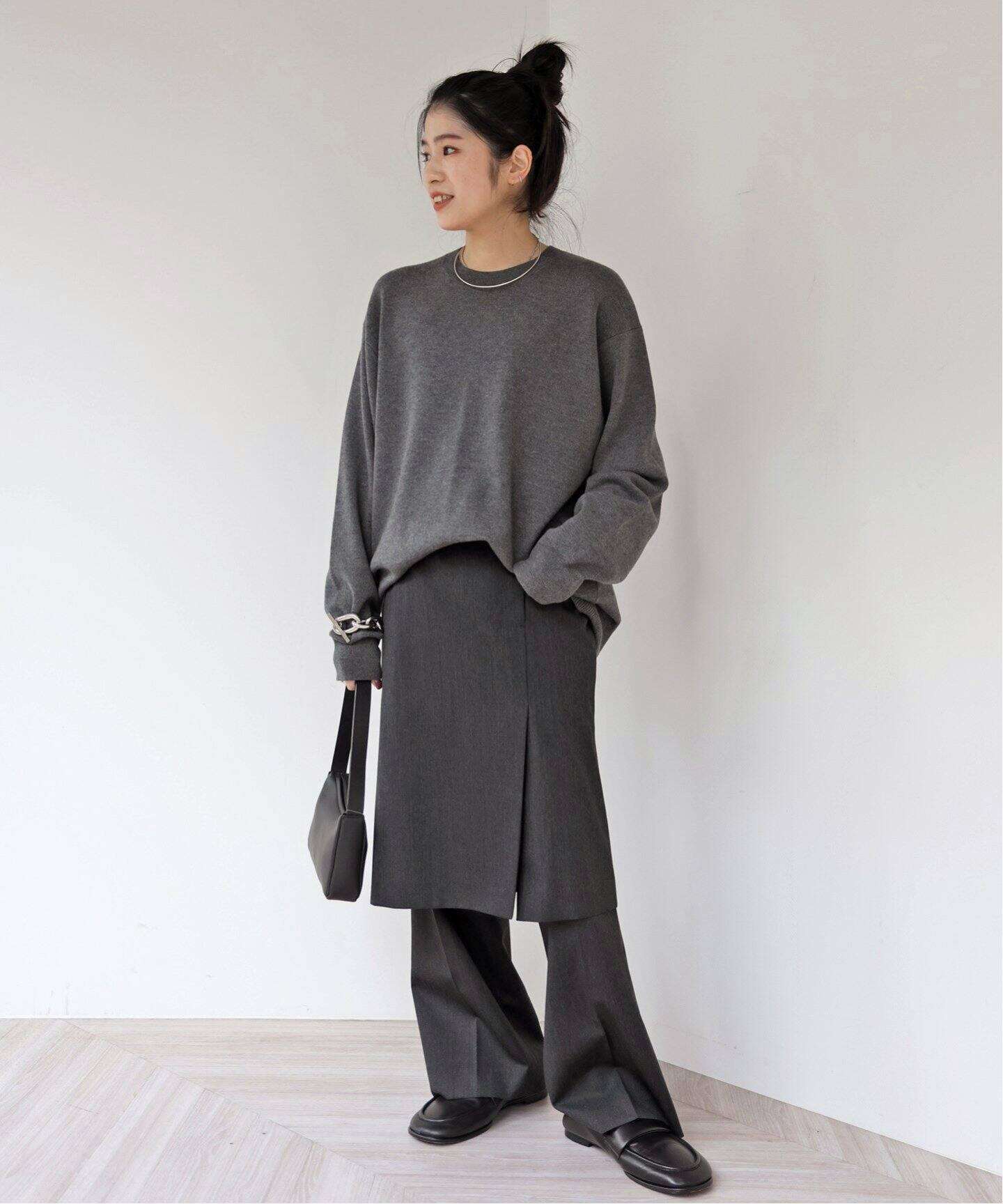 スカートレイヤードパンツ（スラックス）｜AP STUDIO（エーピー  