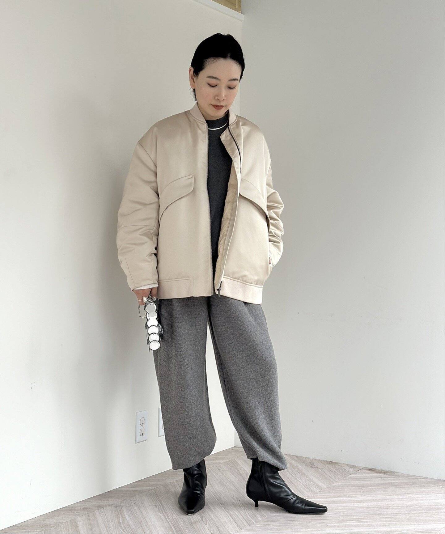 カシミヤミックスニットパンツ（その他パンツ）｜AP STUDIO（エーピー 