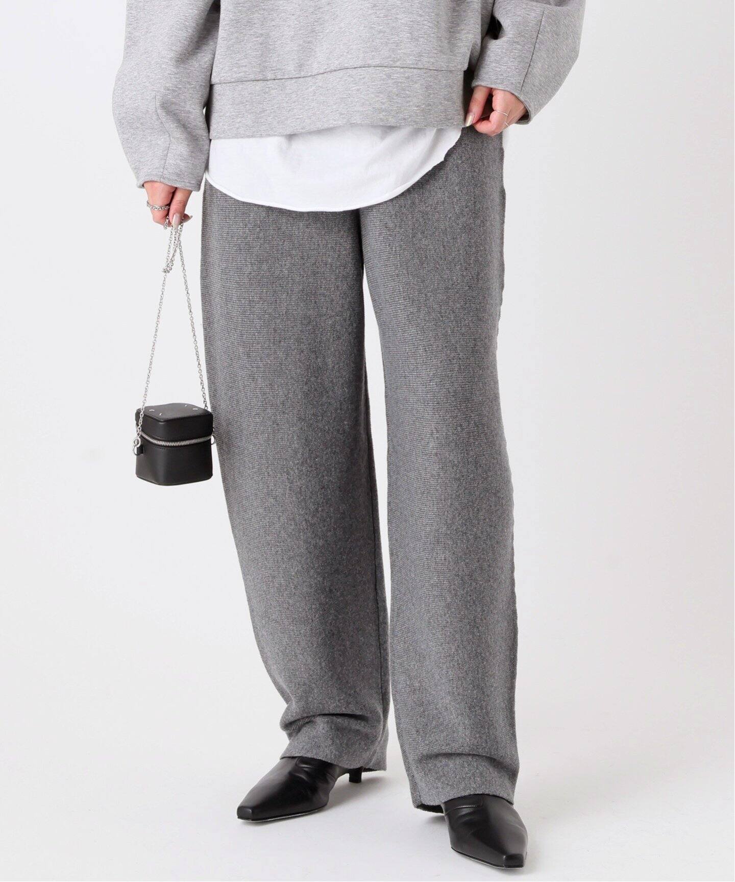 カシミヤミックスニットパンツ（その他パンツ）｜AP STUDIO（エーピー  