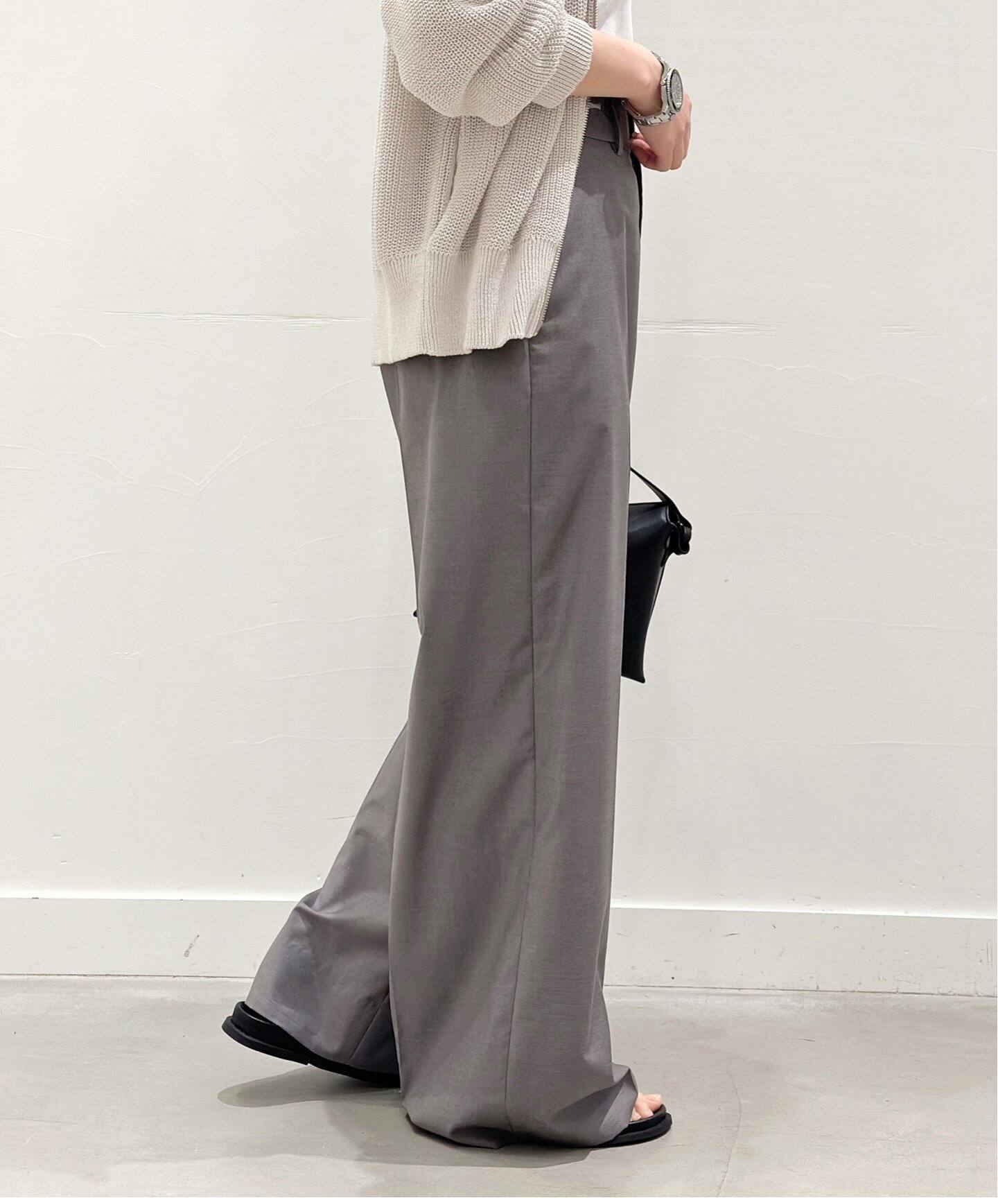 Light T/R wide Pants（スラックス）｜AP STUDIO（エーピー  