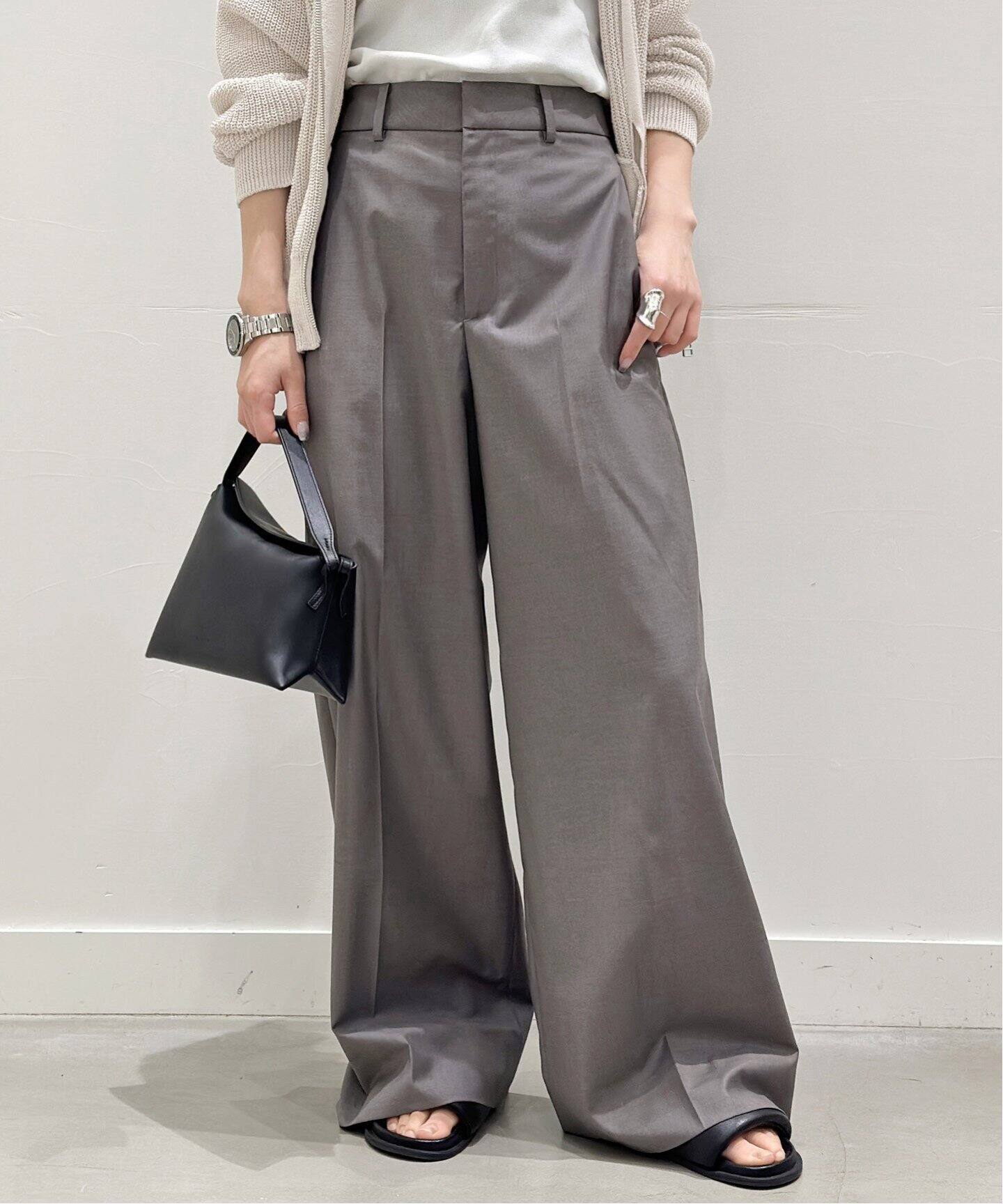 Light T/R wide Pants（スラックス）｜AP STUDIO（エーピー  