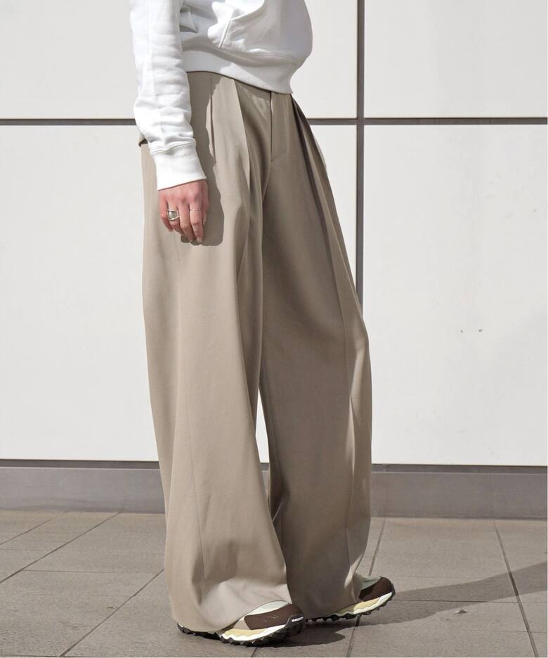 追加ハイウエストワイドパンツ（スラックス）｜AP STUDIO（エーピー  