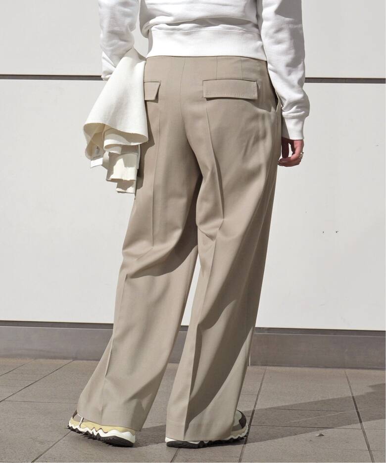追加ハイウエストワイドパンツ（スラックス）｜AP STUDIO（エーピー  
