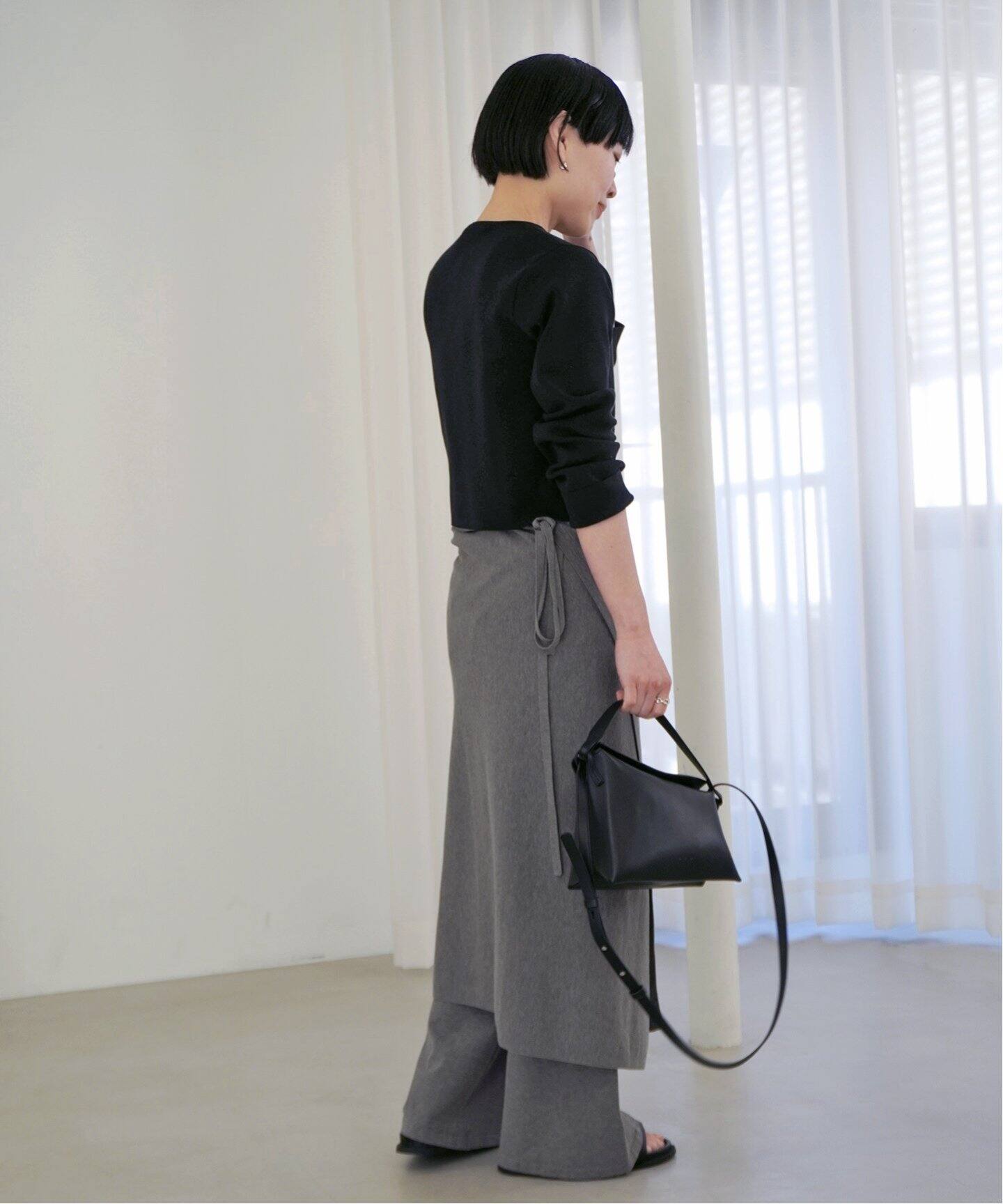 ツインニットボトムス（スラックス）｜AP STUDIO（エーピー