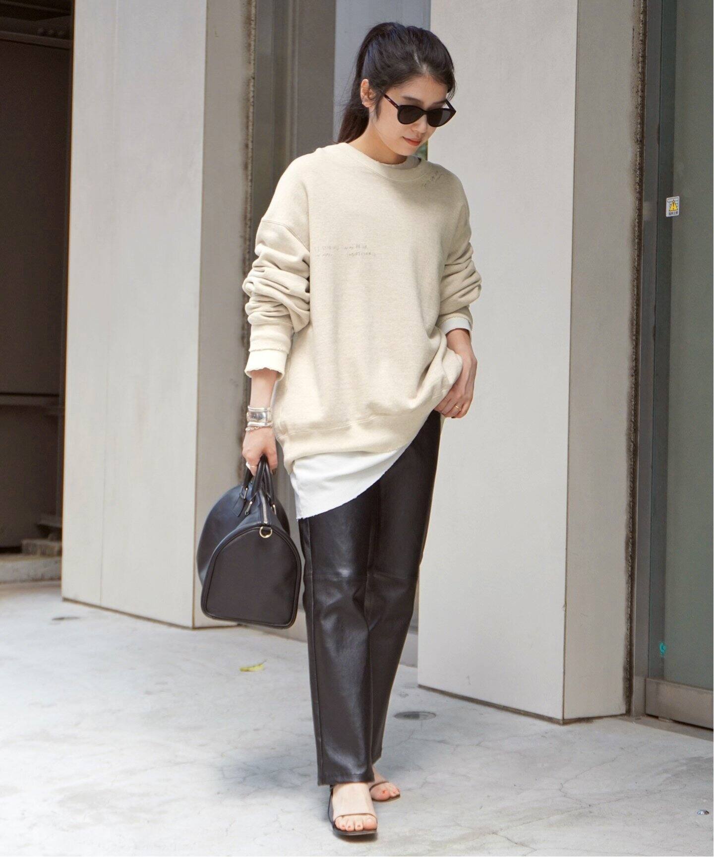 レザーコンフォートパンツ（その他パンツ）｜AP STUDIO（エーピー  