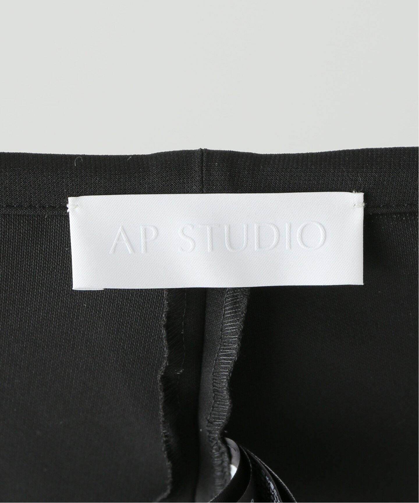 本日限定値下げ　AP STUDIO エラスティックパンツ  38   ブラック エラスティックパンツ（スラックス）｜AP STUDIO（エーピー