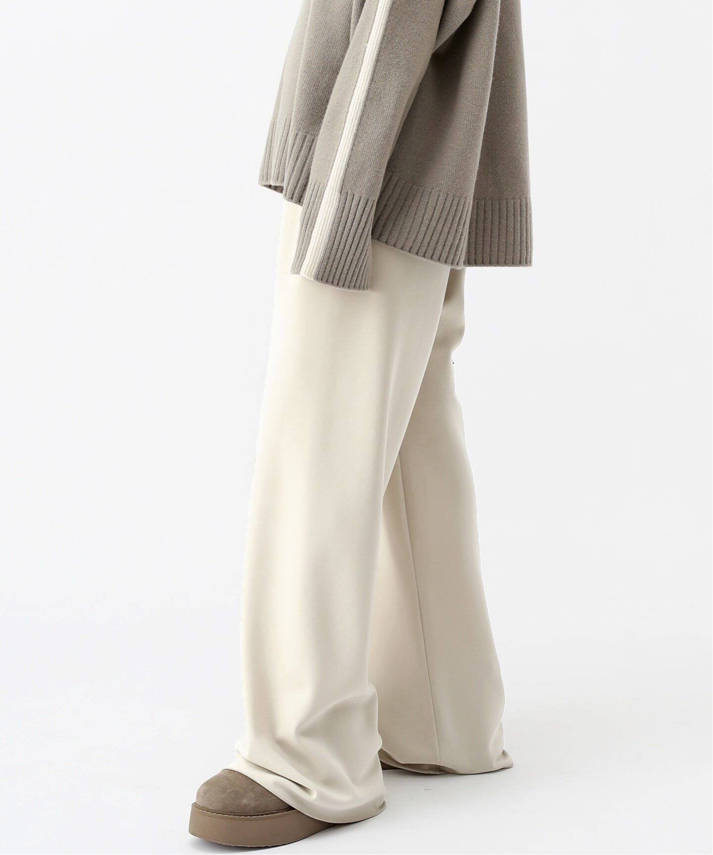 AP STUDIO エラスティックパンツ 36 ナチュラル AP STUDIO エラ  