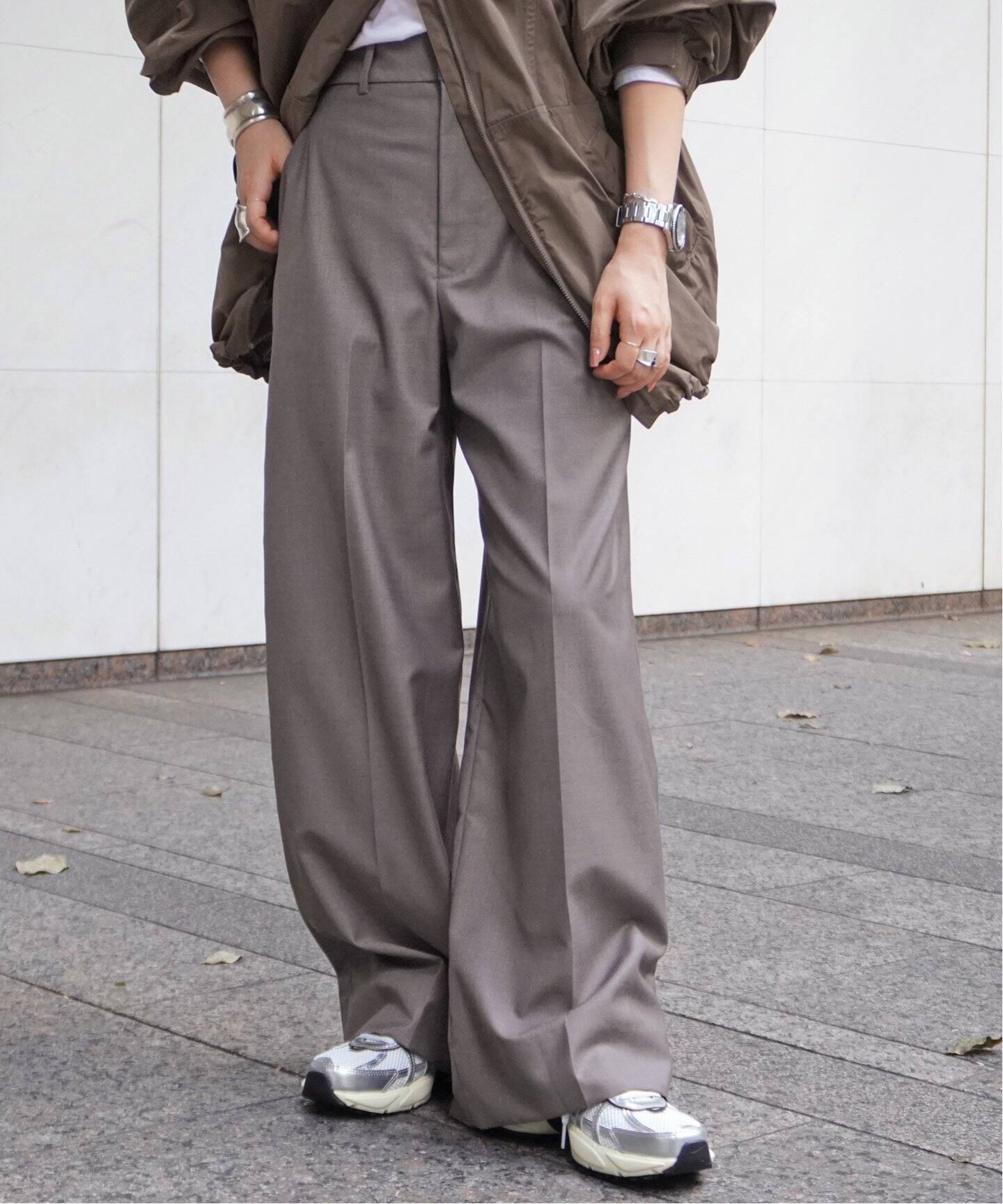 Light T/R wide Pants（スラックス）｜AP STUDIO（エーピー  