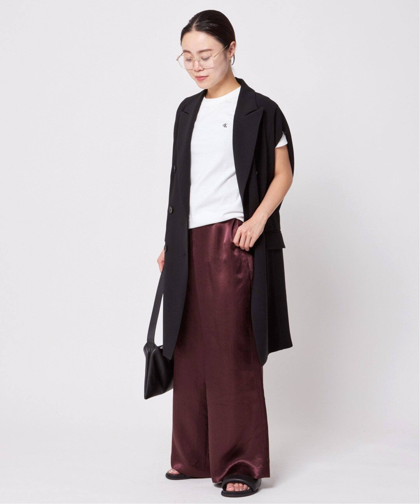 Rady♡バレンシアサテンスキニーパンツ エキゾチック 