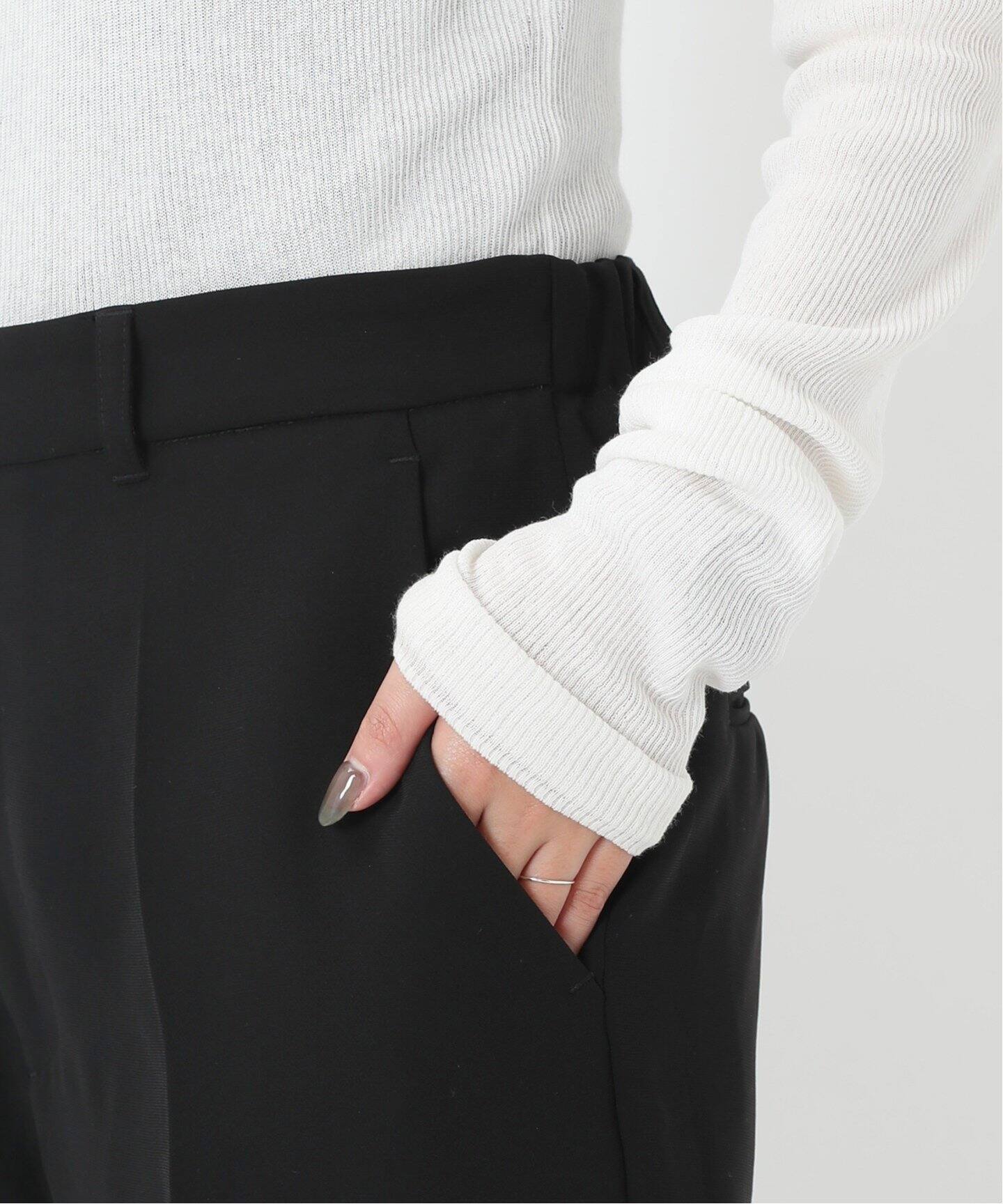 ストレートインサイドスリットパンツ（スラックス）｜AP STUDIO  