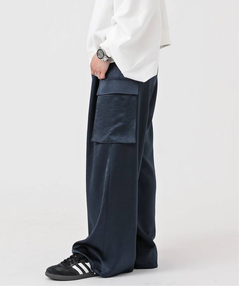 ミニマルサテンカーゴパンツ（カーゴパンツ）｜AP STUDIO（エーピー  