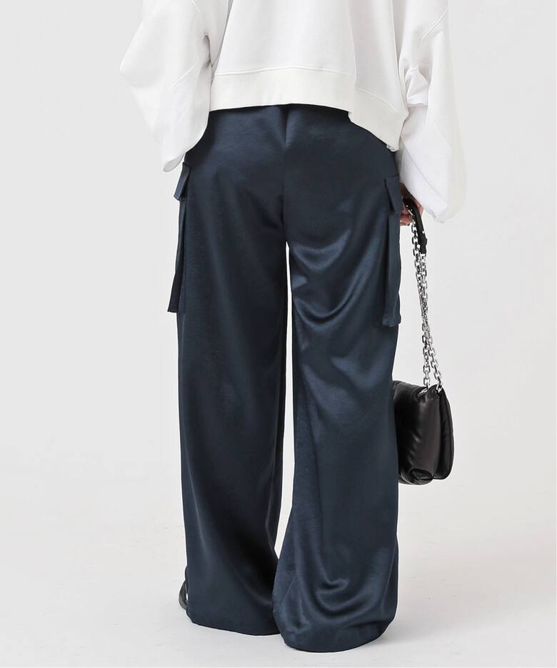 ミニマルサテンカーゴパンツ（カーゴパンツ）｜AP STUDIO（エーピー  