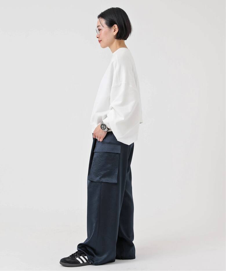ミニマルサテンカーゴパンツ（カーゴパンツ）｜AP STUDIO（エーピー  