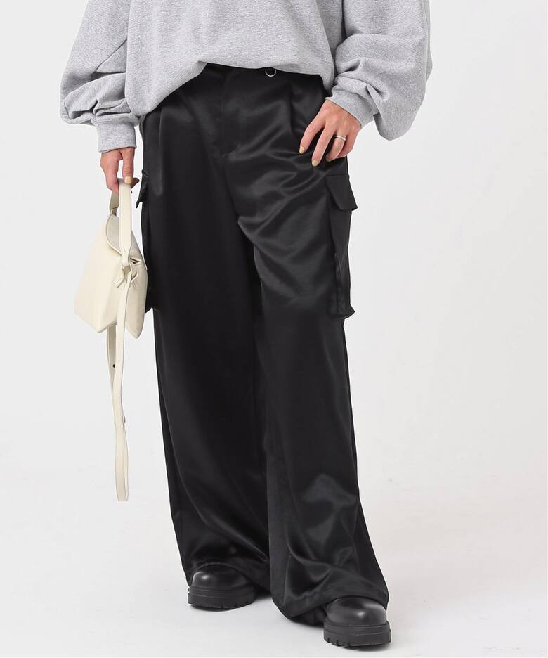 ミニマルサテンカーゴパンツ（カーゴパンツ）｜AP STUDIO（エーピー  