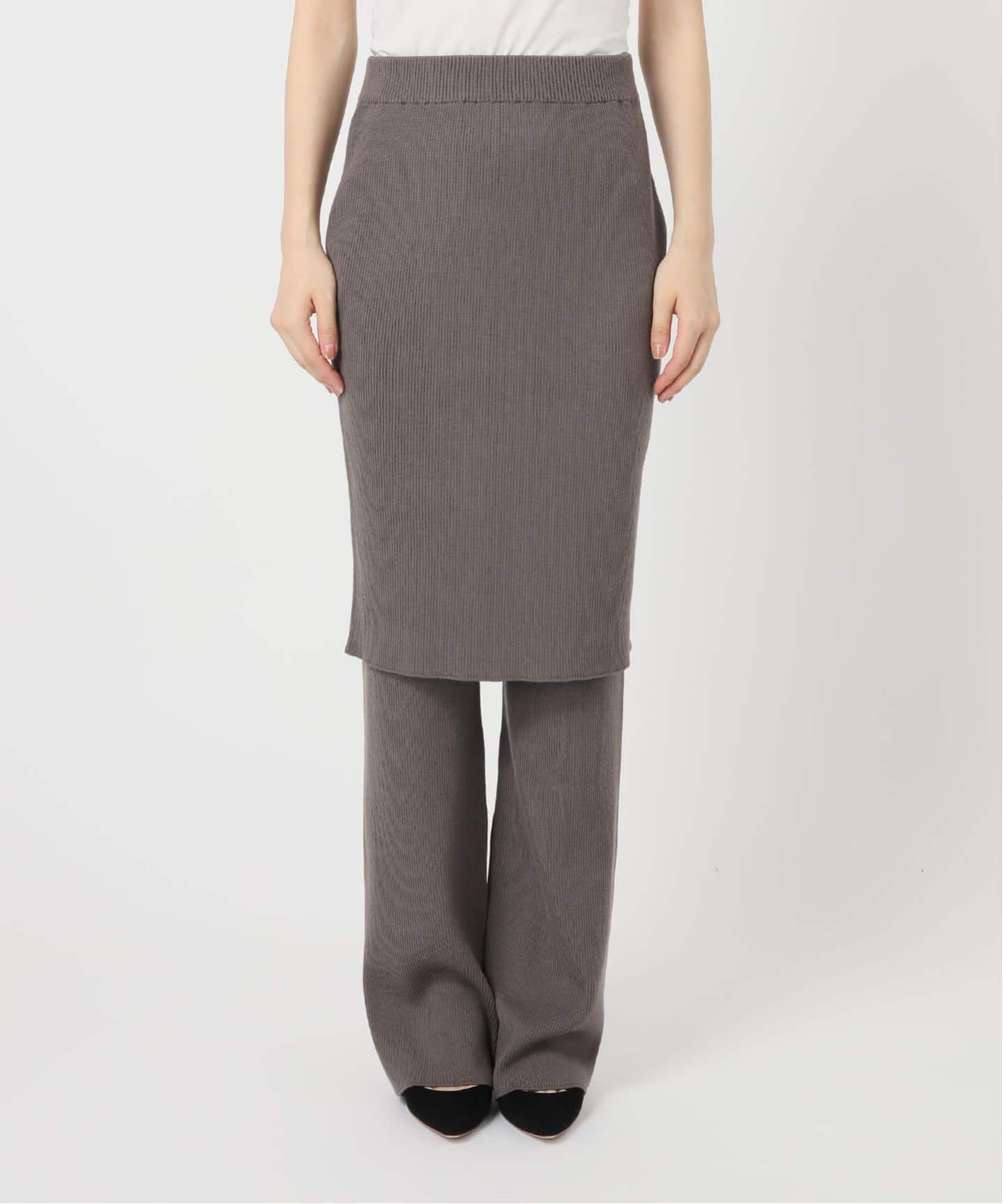 リブスカートパンツ（その他パンツ）｜AP STUDIO（エーピー