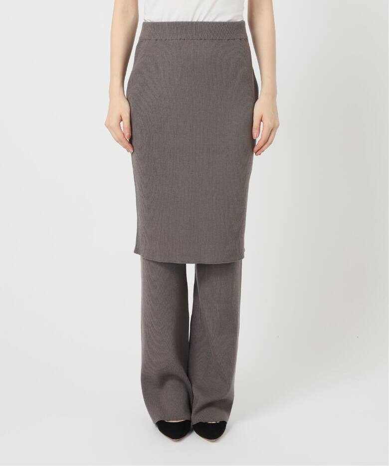 リブスカートパンツ（その他パンツ）｜AP STUDIO（エーピー  