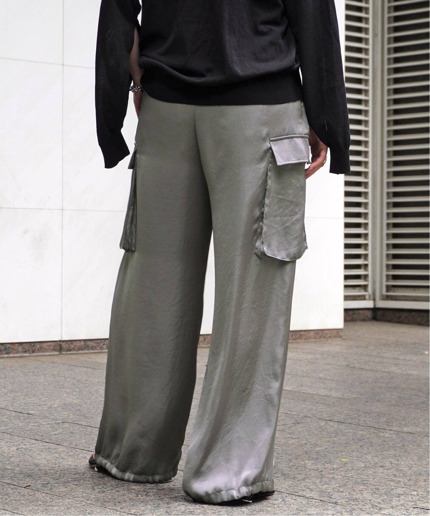 ライトサテンカーゴパンツ（カーゴパンツ）｜AP STUDIO（エーピー