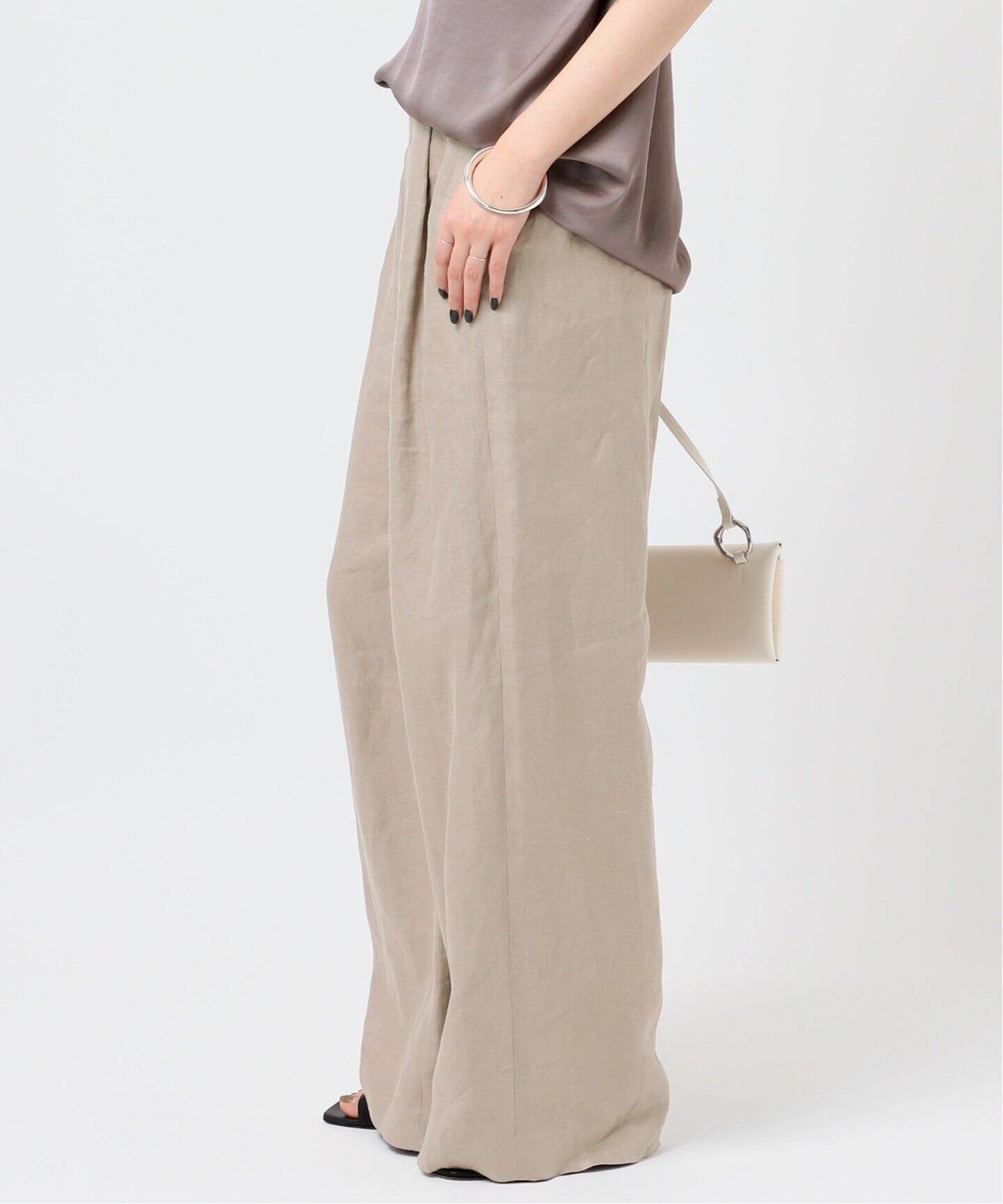リネンイージーワイドパンツ（スラックス）｜AP STUDIO（エーピー  