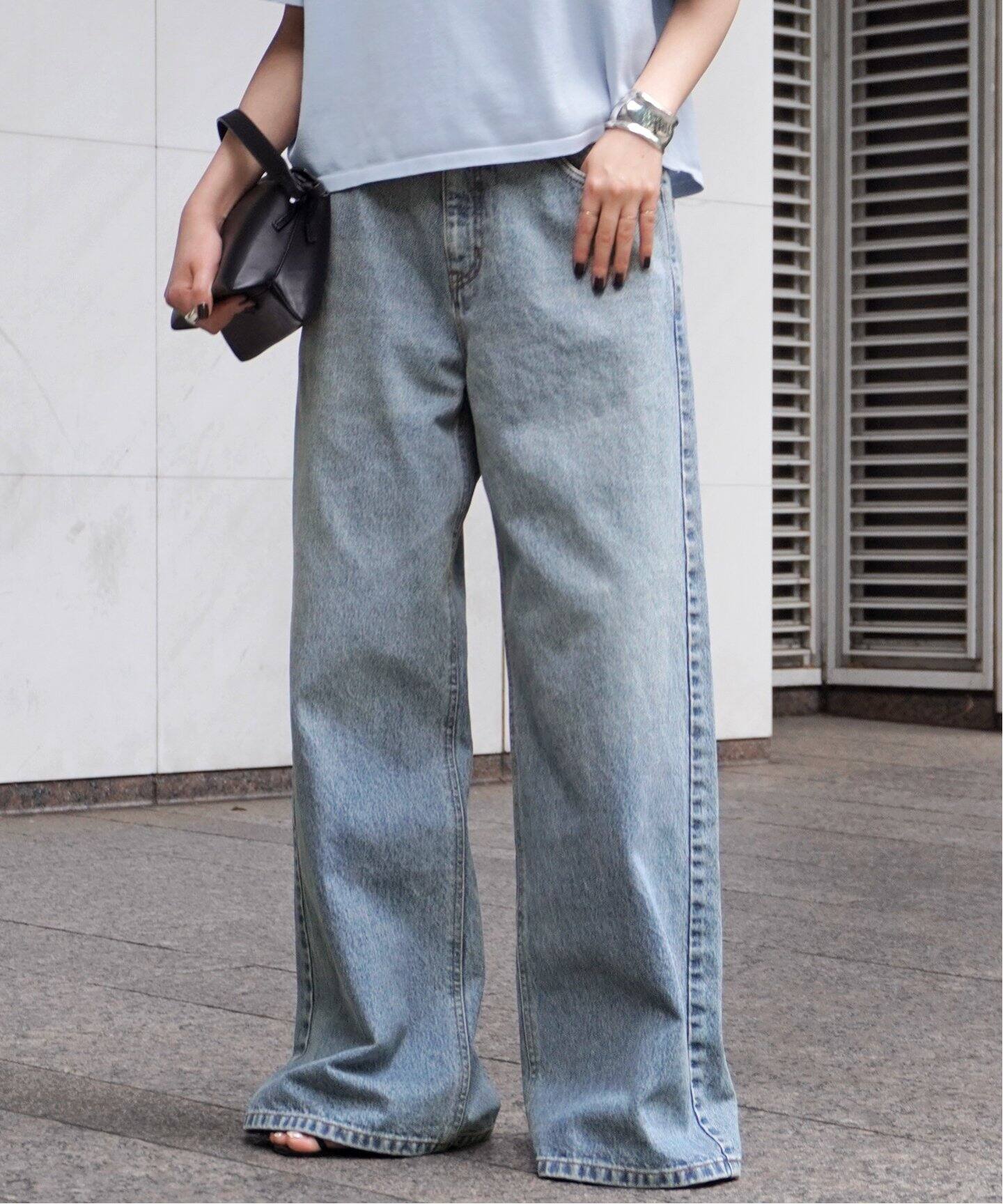 ローライズバギージーンズ（デニムパンツ・ジーンズ）｜AP STUDIO 