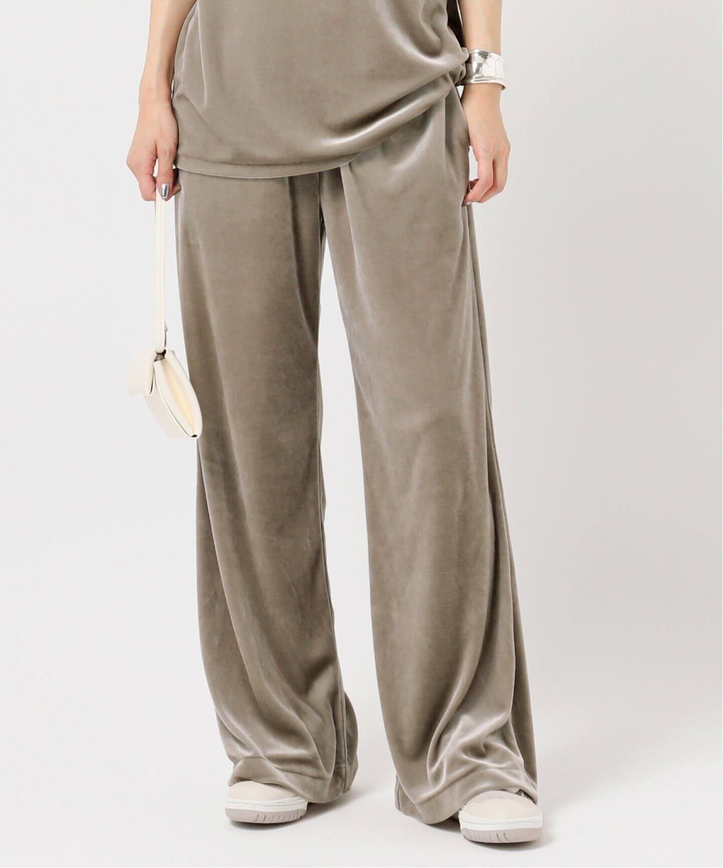 ベロアイージーパンツ（スラックス）｜AP STUDIO（エーピー  