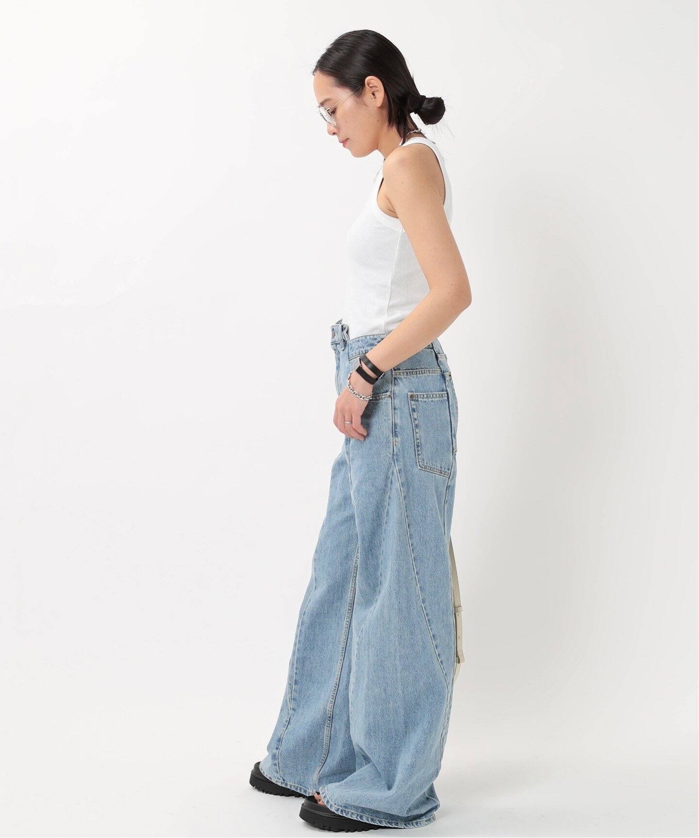 Maison Margiela/メゾン マルジェラ】ハイウエストワイドデニム  