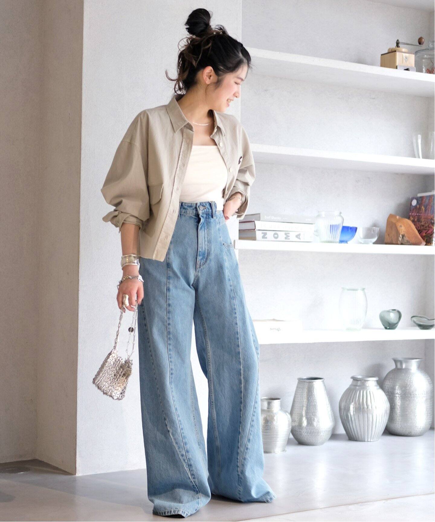 Maison Margiela/メゾン マルジェラ】ハイウエストワイドデニム  