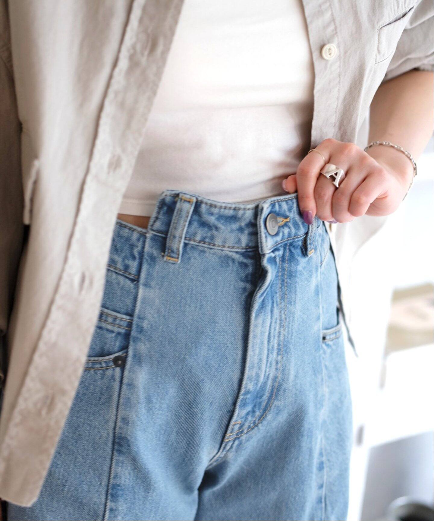 Maison Margiela/メゾン マルジェラ】ハイウエストワイドデニム  