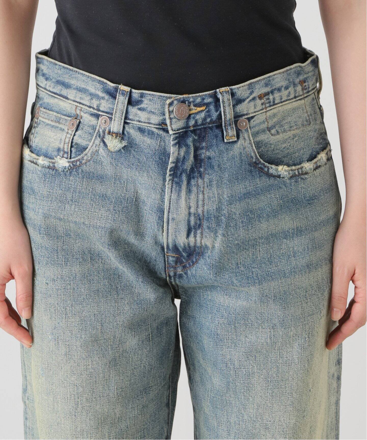 【R13】ダーシールーズジーンズ R13/アールサーティーン】DARCY LOOSE JEANS（デニムパンツ