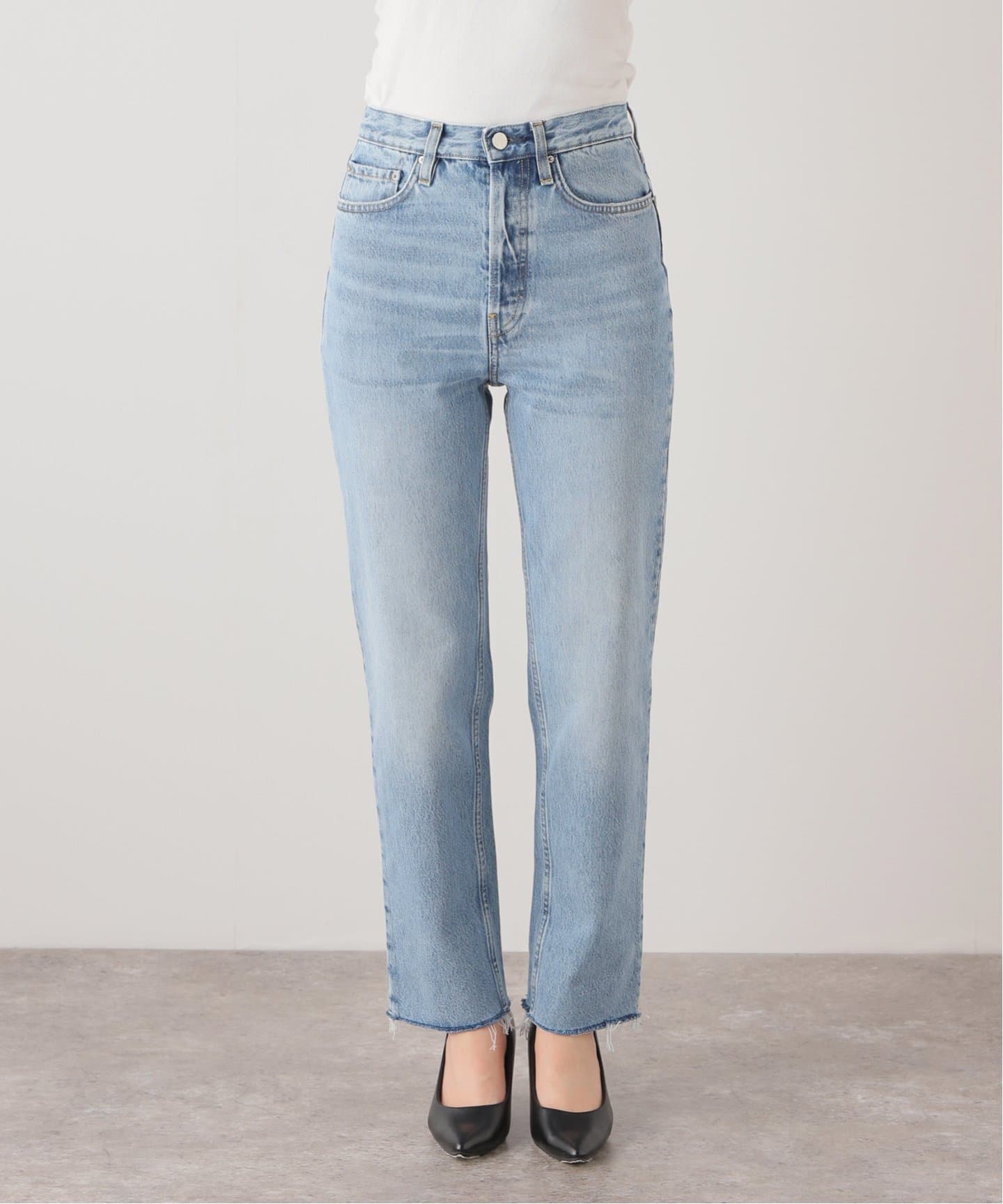 TOTEME バレルレッグ　デニム　ジーンズ　トーテム TOTEME Toteme トーテム ジーンズ TWISTED SEAM DENIM FULL