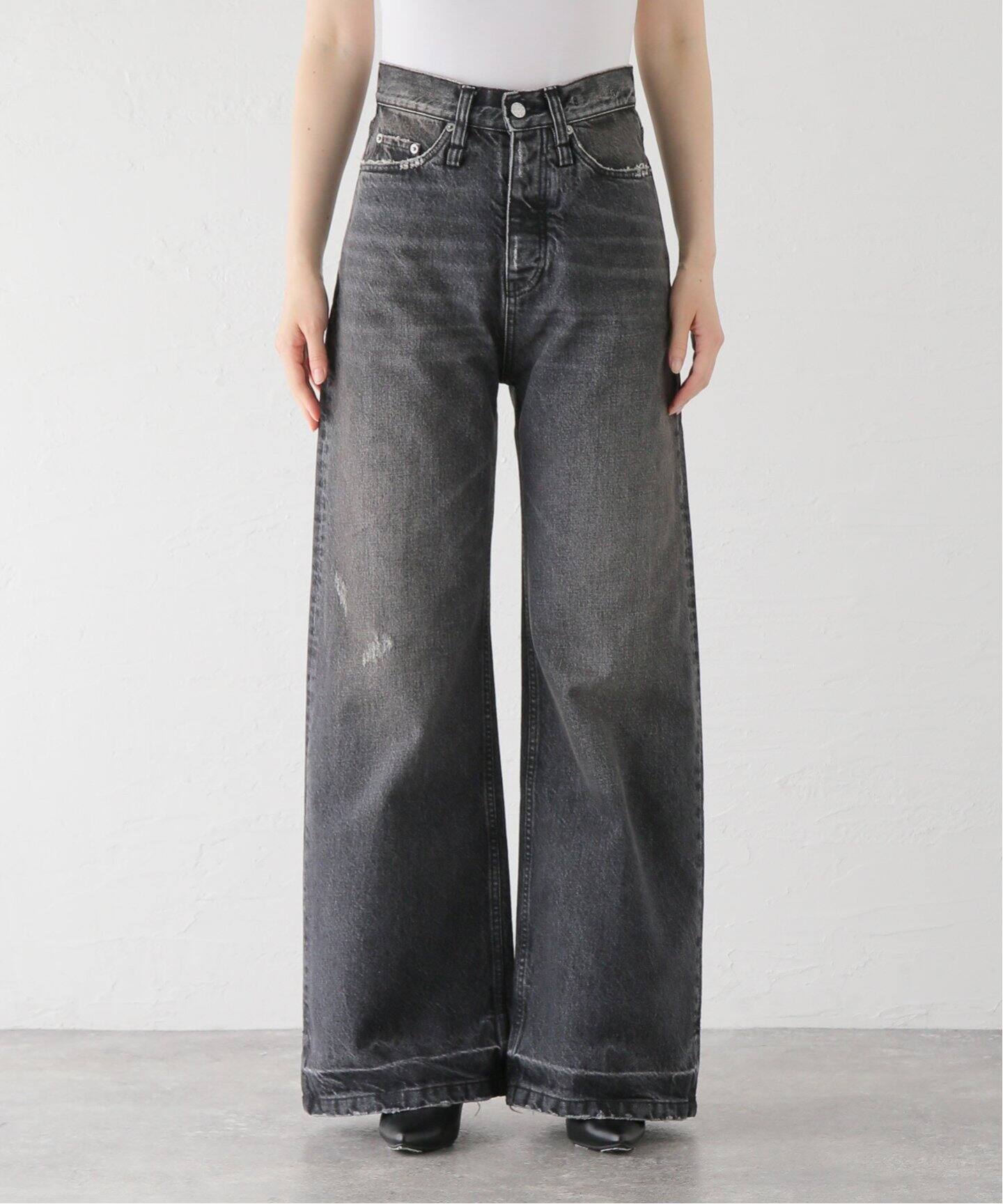 AP STUDIO【HOPE/ホープ】SKID JEANS Black wash