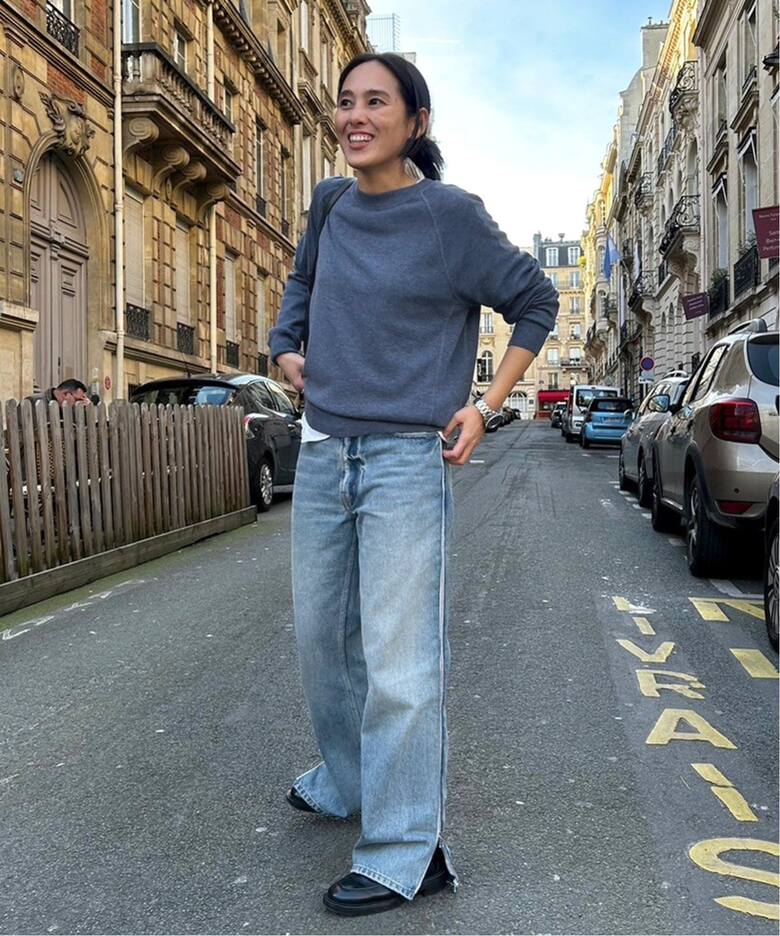 GAUCHERE/ゴシェール】side zip jeans（デニムパンツ・ジーンズ）｜AP 