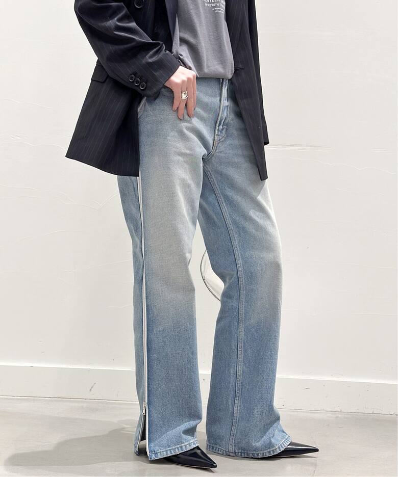 GAUCHERE/ゴシェール】side zip jeans（デニムパンツ・ジーンズ）｜AP 
