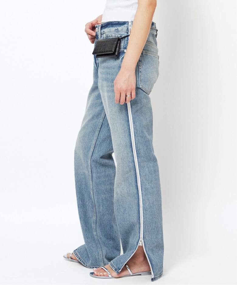 GAUCHERE/ゴシェール】side zip jeans（デニムパンツ・ジーンズ）｜AP 