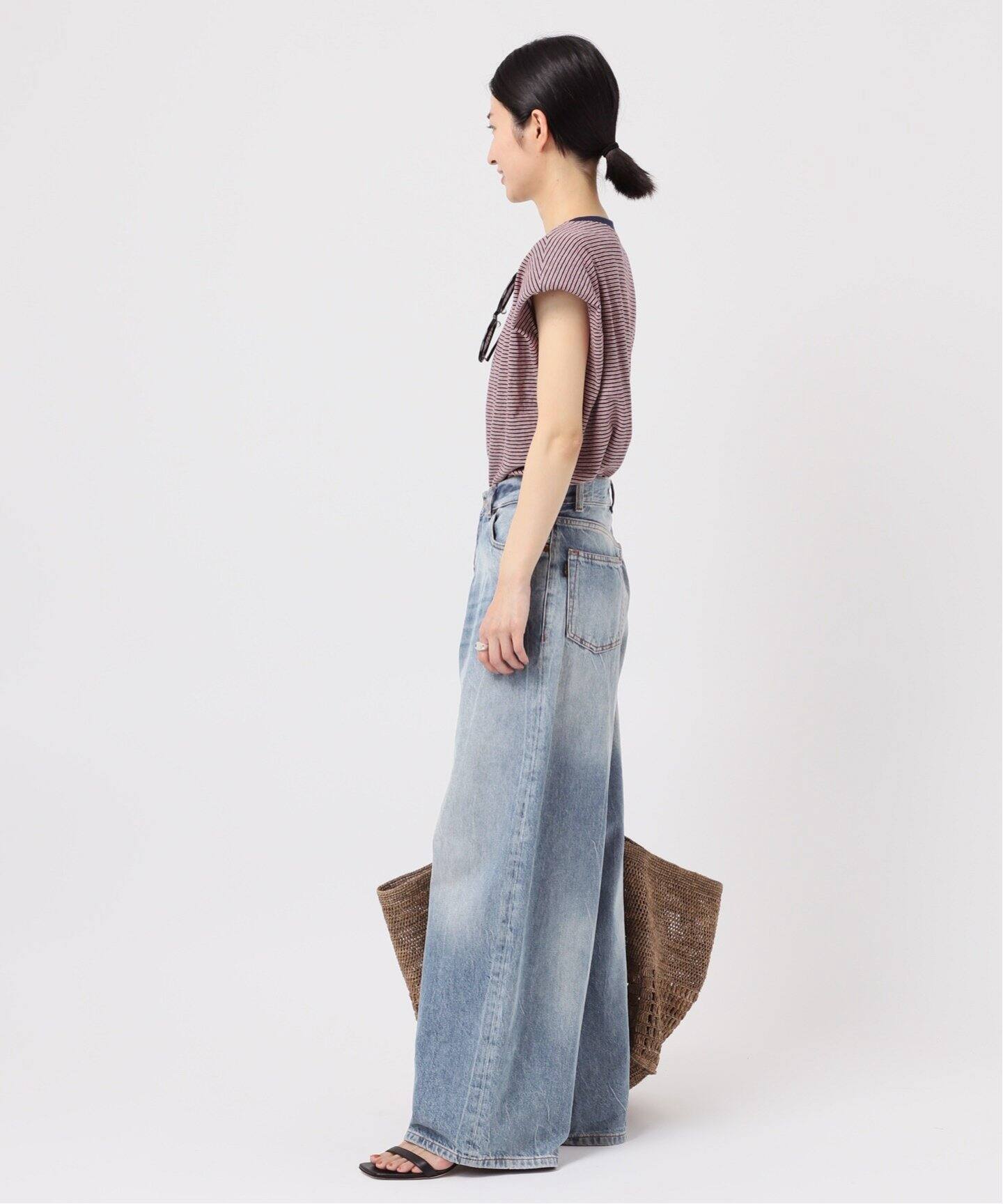 HAIKURE/ハイクル】BETHANY (wide leg)（デニムパンツ・ジーンズ  