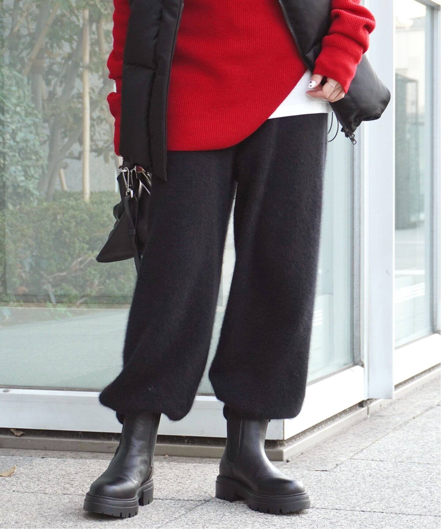 enrica/エンリカ】ラクーンミックス ニットパンツ（その他パンツ）｜AP 