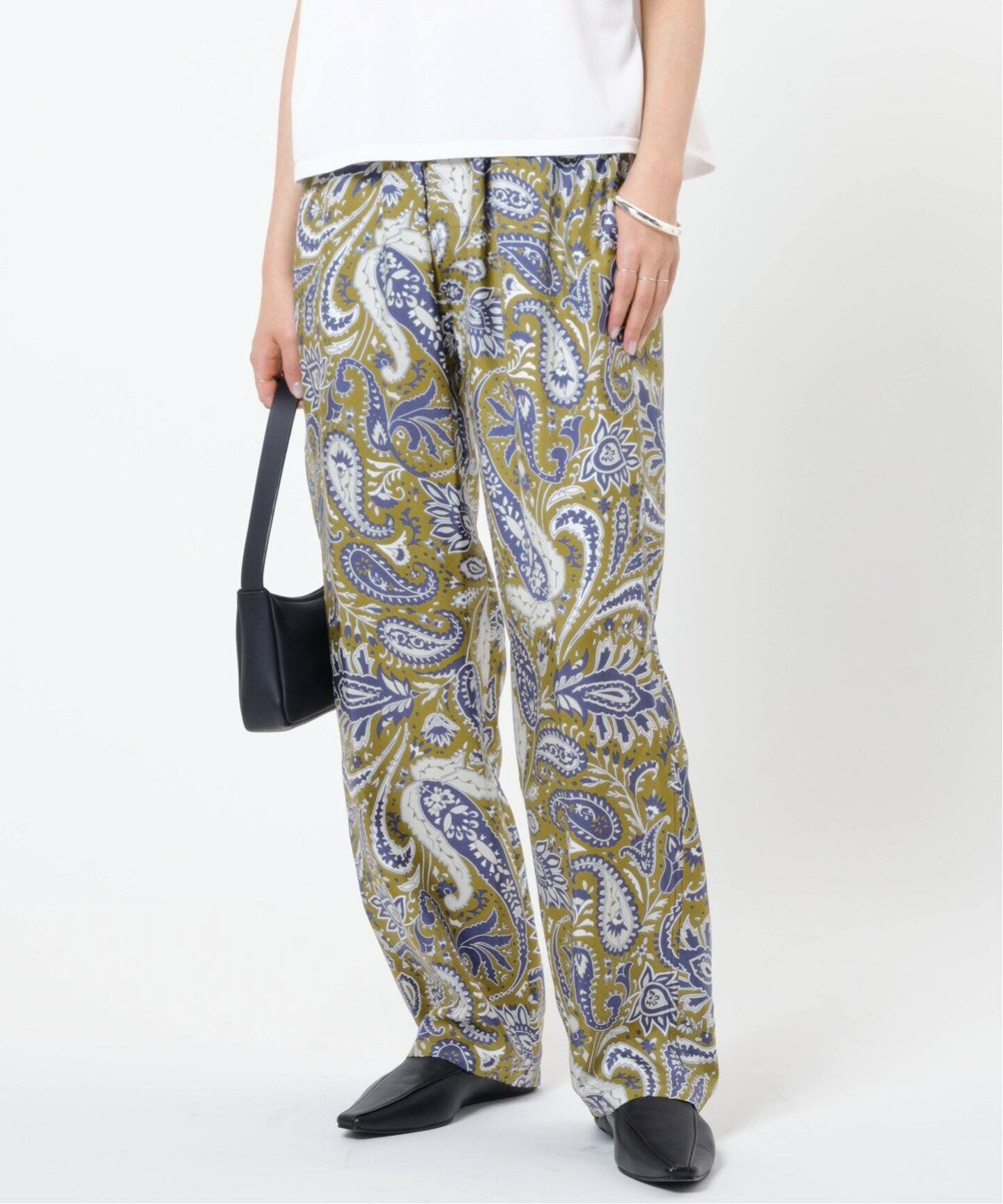 BANANATIME / バナナタイム】EASY PANT JUMBO PAISLEY KHAKI（その他 