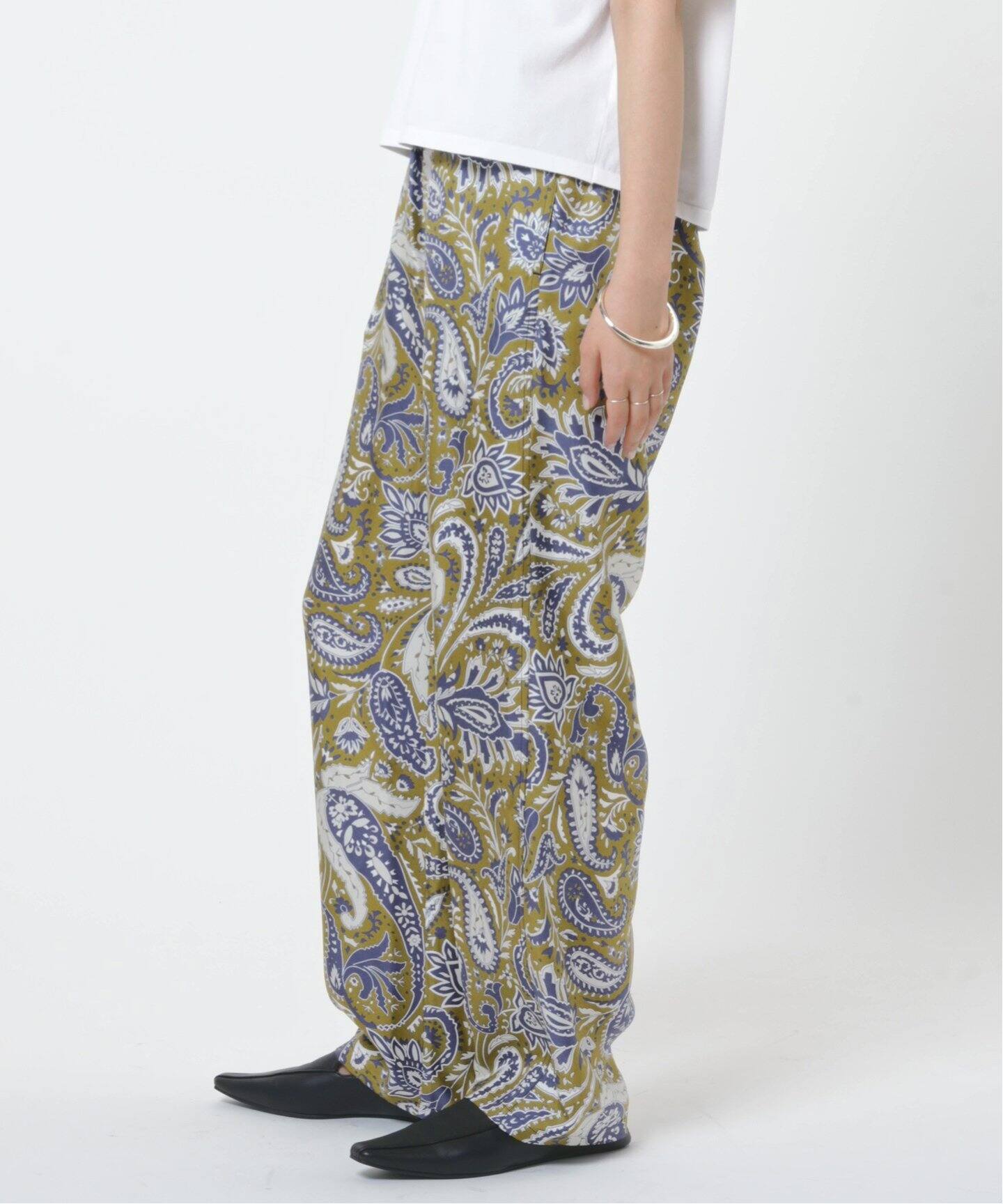 BANANATIME / バナナタイム】EASY PANT JUMBO PAISLEY KHAKI（その他 