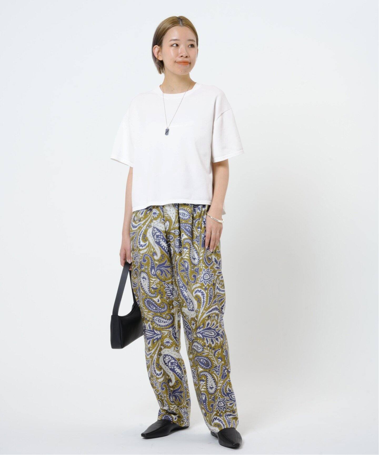 BANANATIME / バナナタイム】EASY PANT JUMBO PAISLEY KHAKI（その他 