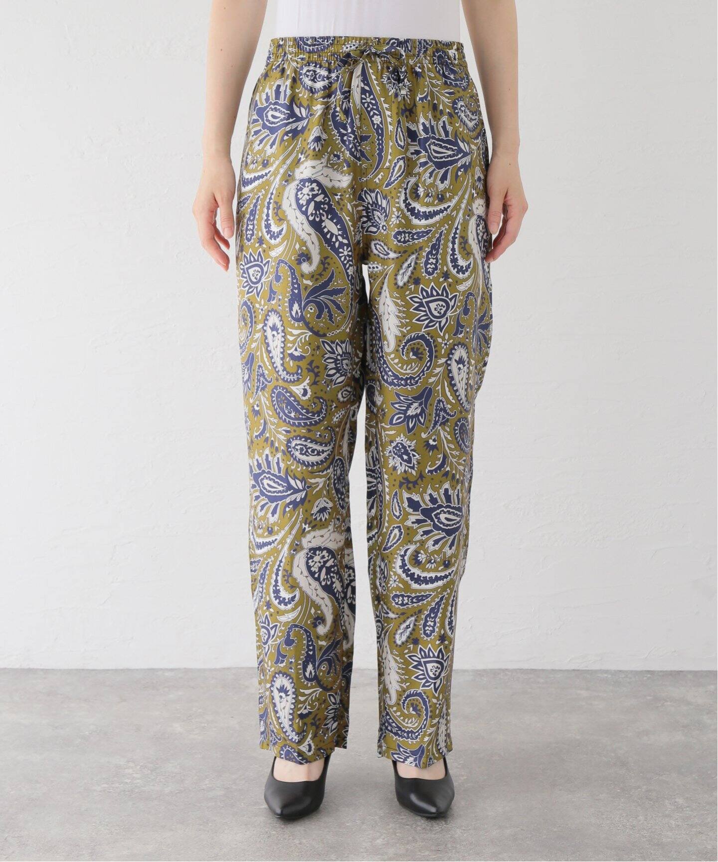 BANANATIME / バナナタイム】EASY PANT JUMBO PAISLEY KHAKI（その他 