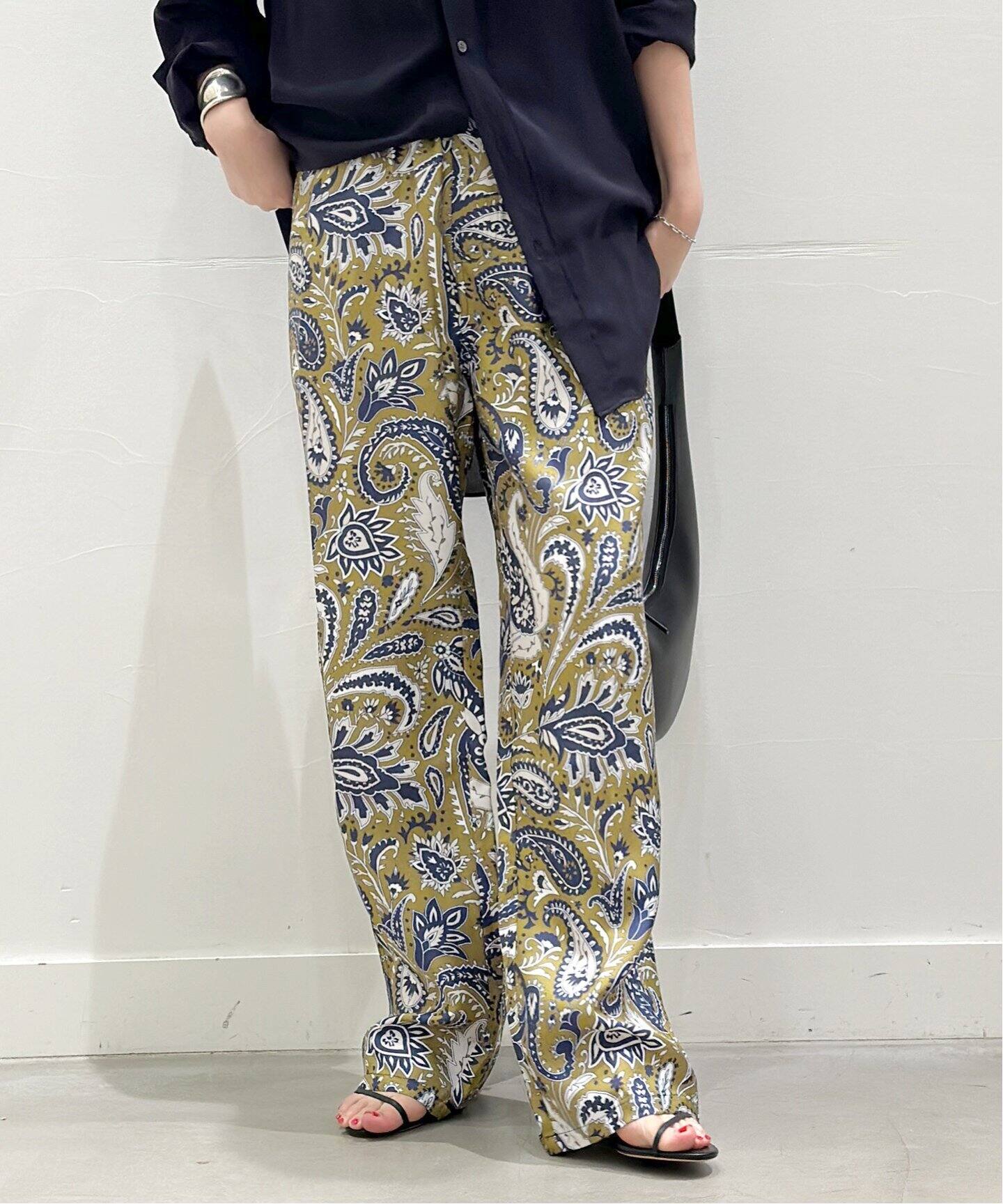 BANANATIME / バナナタイム】EASY PANT JUMBO PAISLEY KHAKI（その他 