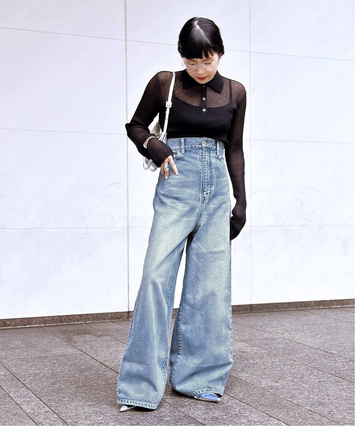 AP STUDIO 【JUHA/ユハ】別注スーパーハイウエストデニム 