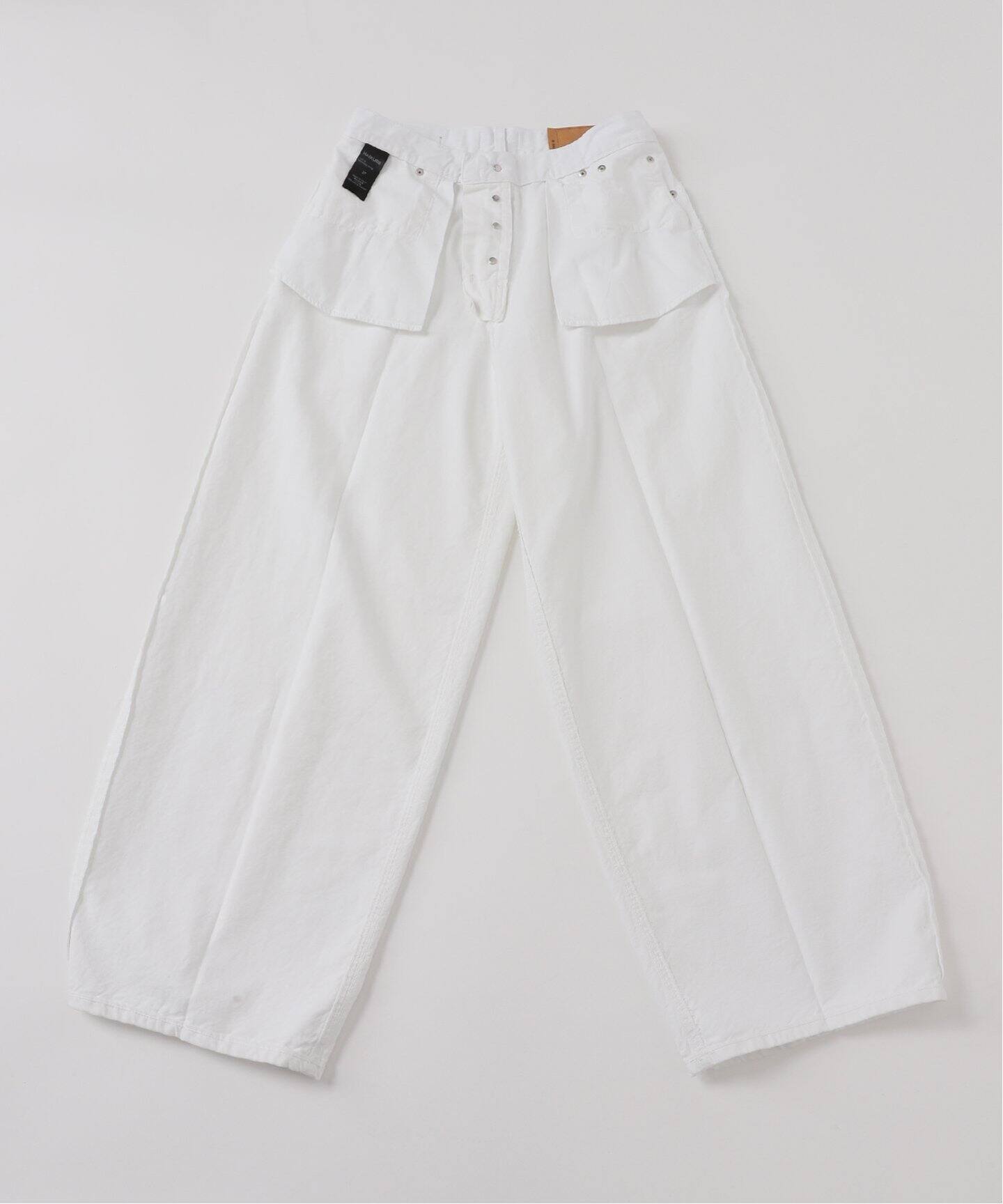 HAIKURE/ハイクル】BETHANY White denim（デニムパンツ・ジーンズ 