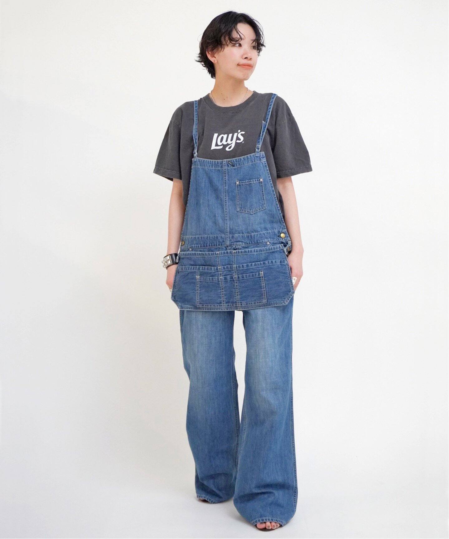 Attick by Johnbull/アティック バイ ジョンブル】別注 apron salopett 