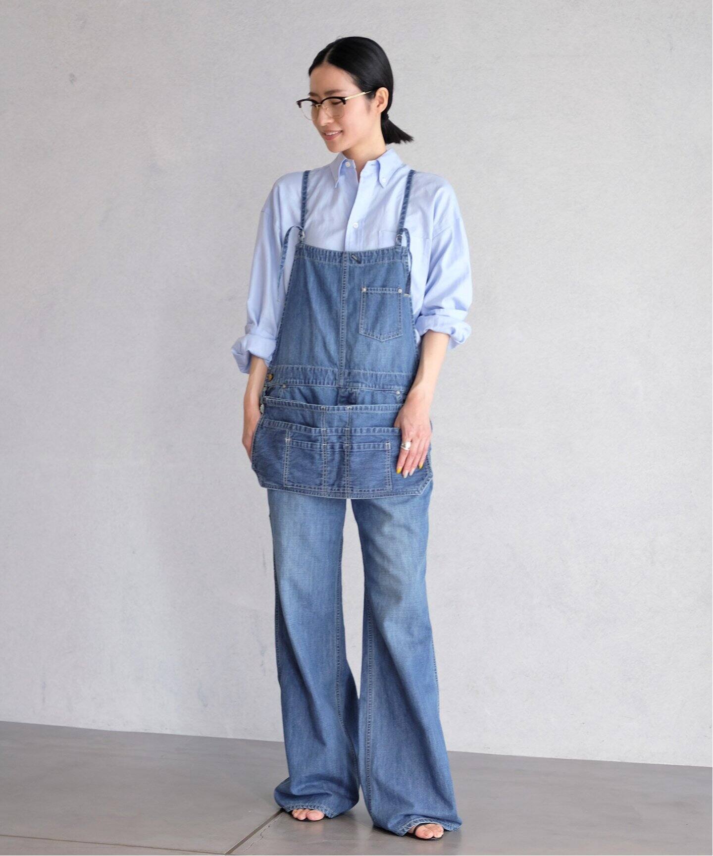 Attick by Johnbull/アティック バイ ジョンブル】別注 apron salopett 