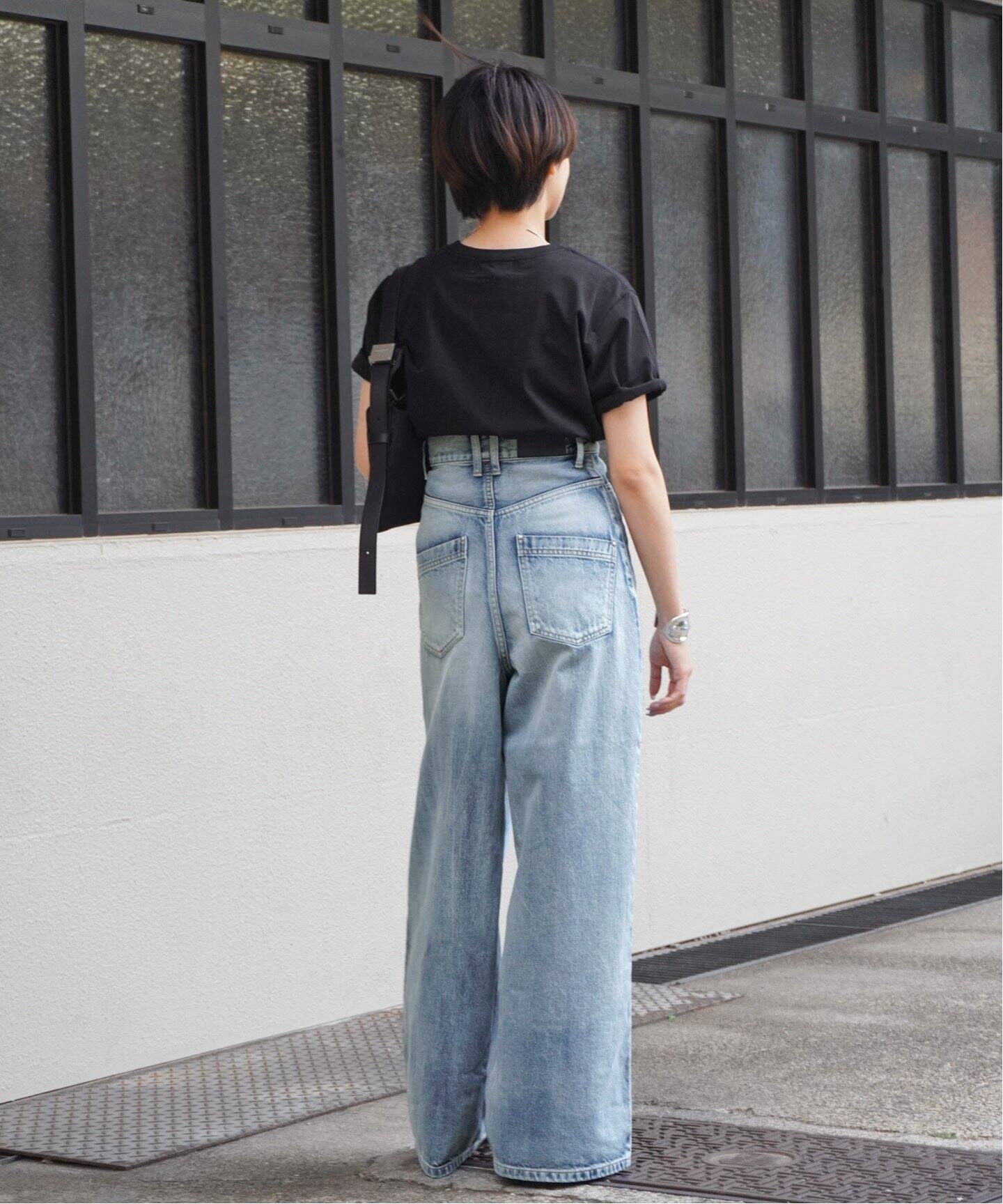 JUHA ユハ 別注 スーパーハイウエストデニム 34 