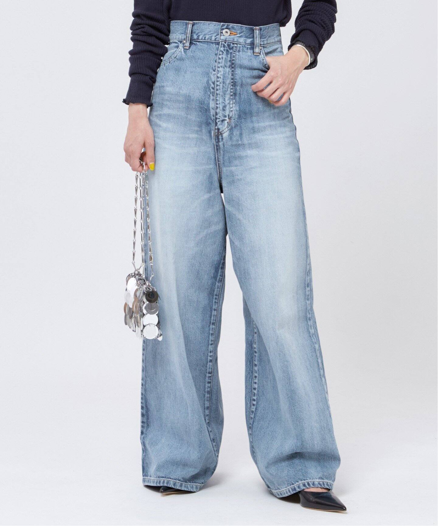 JUHA/ユハ】別注スーパーハイウエストデニム（デニムパンツ・ジーンズ  