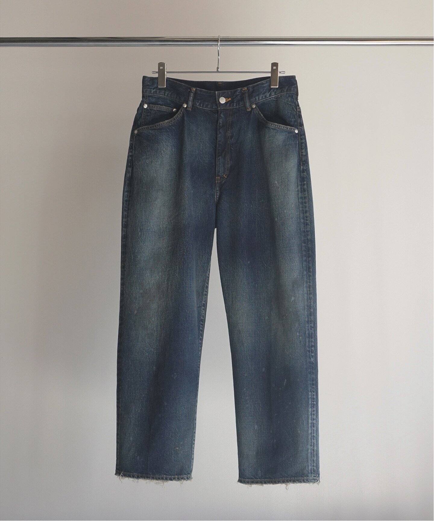 ANCELLM / アンセルム】AGING TAPERED 5P DENIM PANTS（デニムパンツ 
