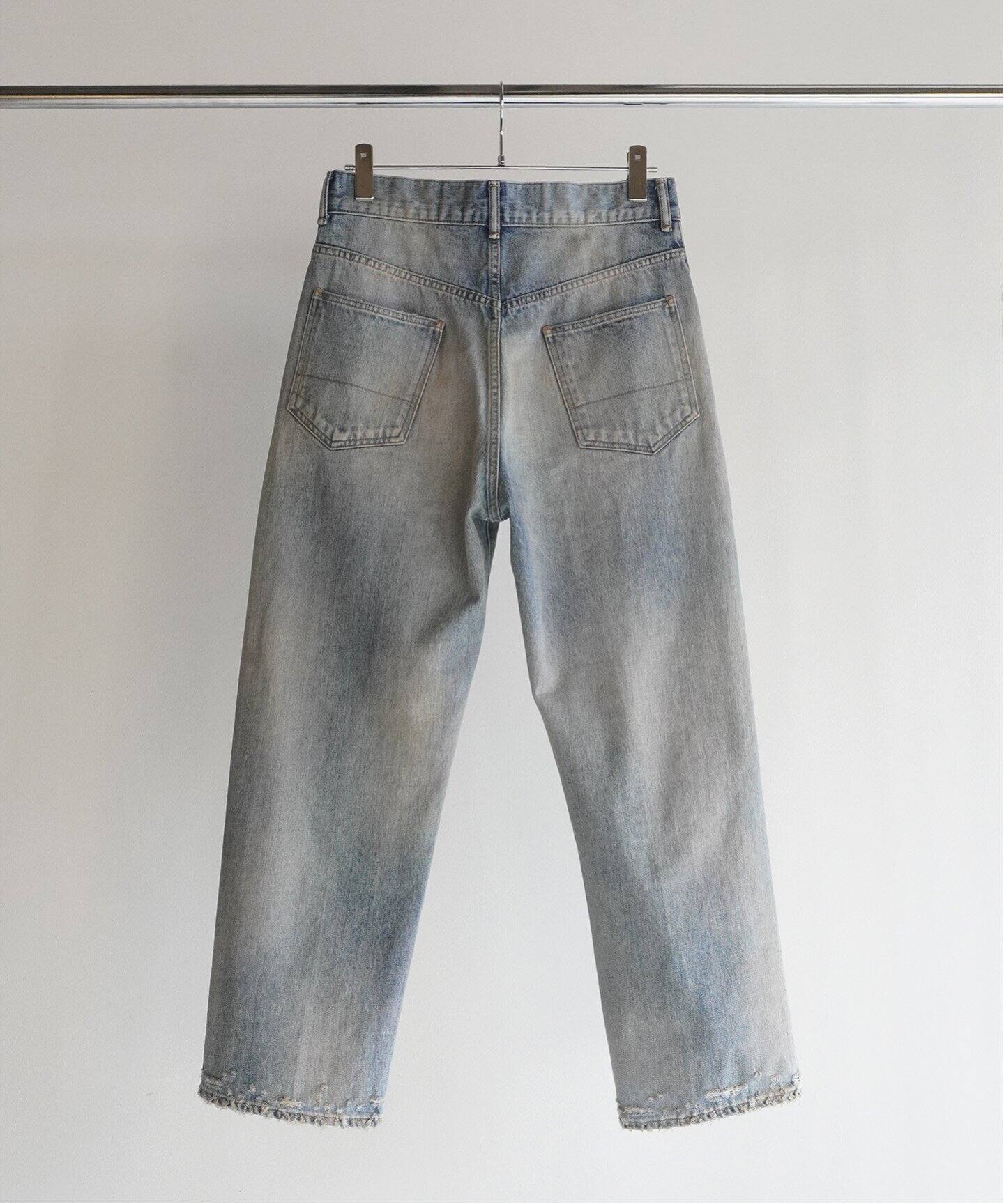 小物などお買い得な福袋 DENIM アンセルム】P/DAMAGE / ANCELLM STRAIGHT PANTS 5P パンツ