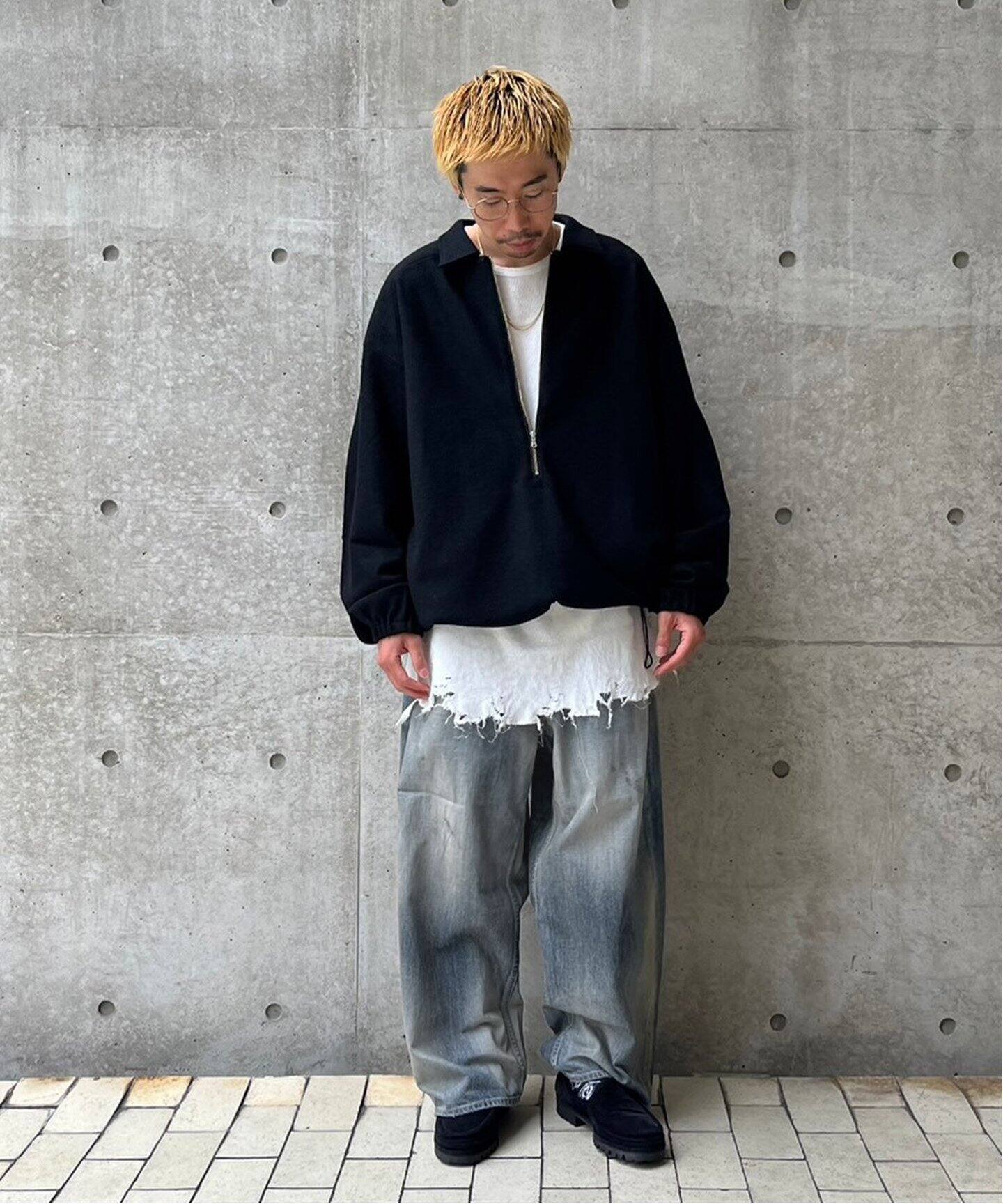 ANCELLM / アンセルム】AGING WIDE DENIM 5P PANTS（デニムパンツ  